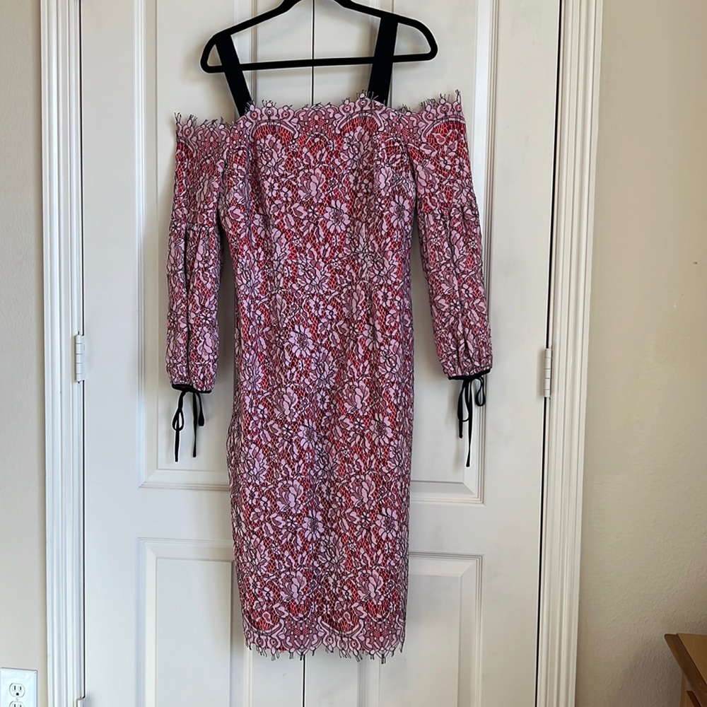 ASOS Dress Size 10 Red/Pink
